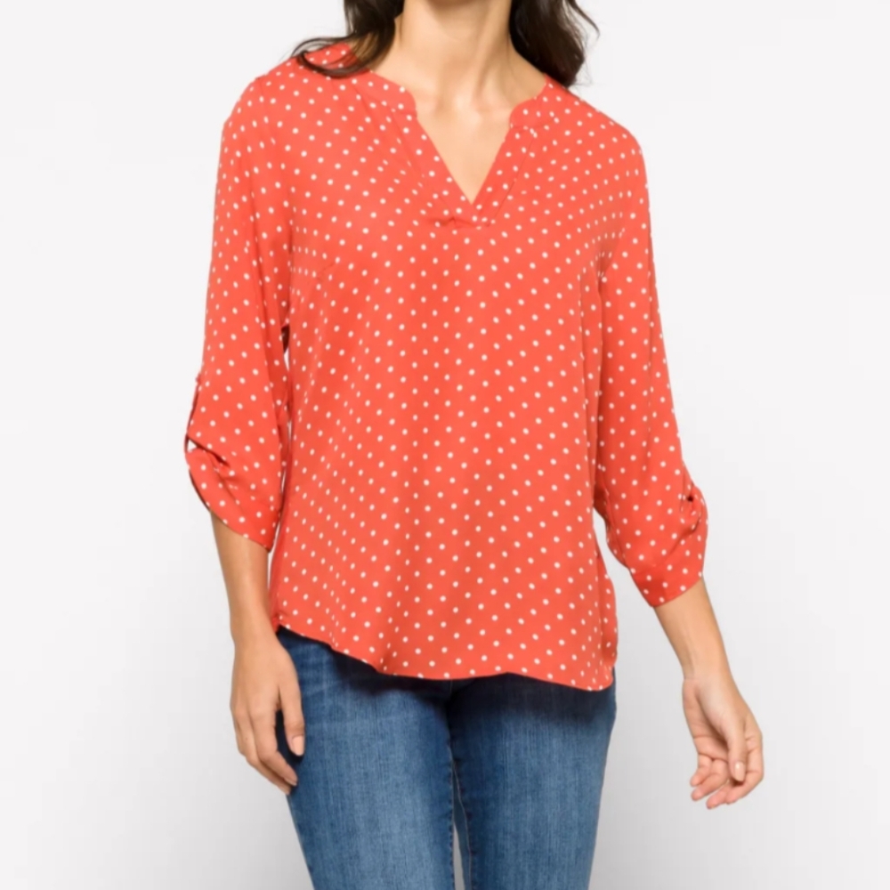 Tulsa Mixed Material Blouse